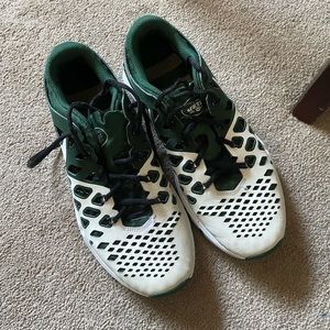 Green Jets Nike Runners